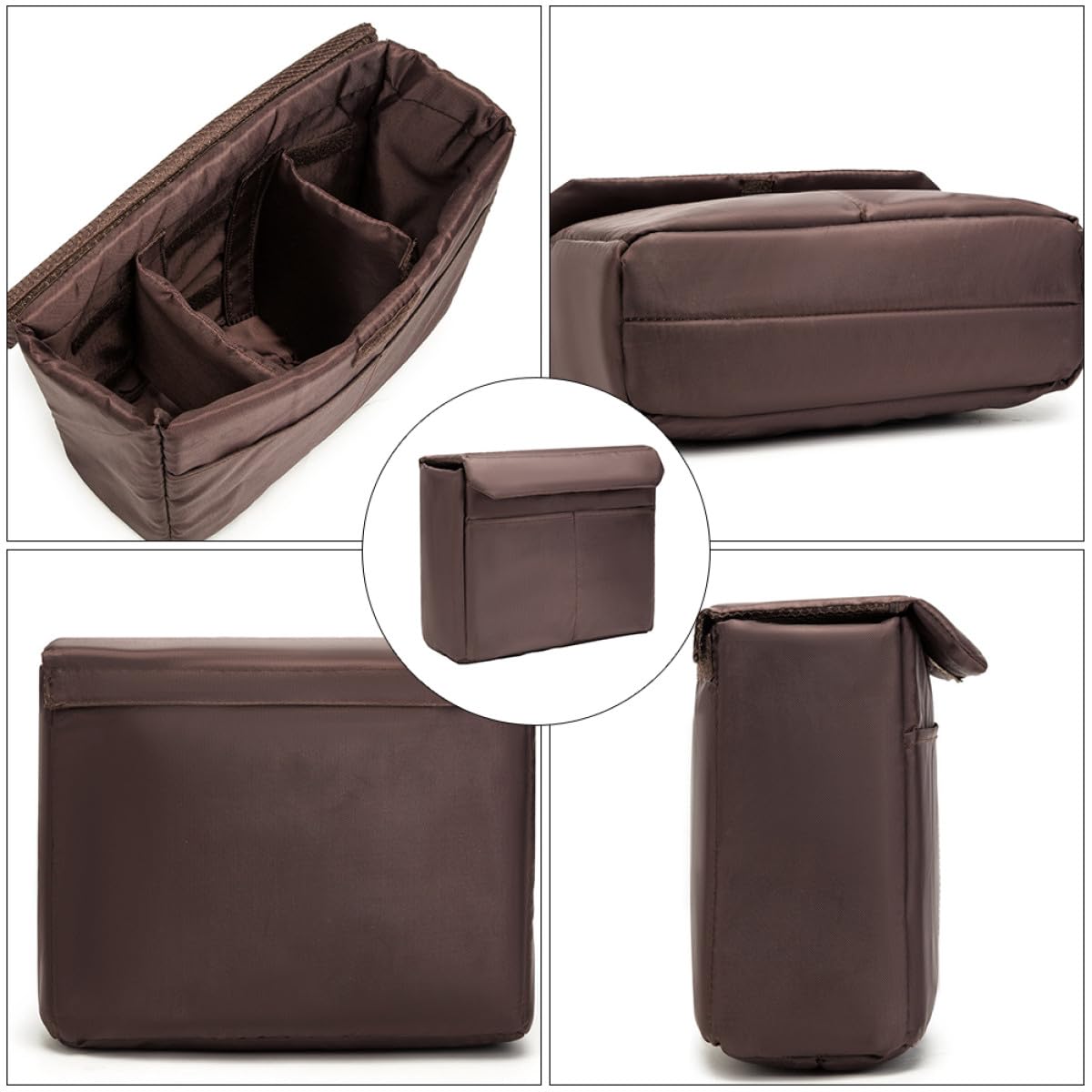 Borsa per Macchina Fotografica in Nailon e Resistente All'usura Design Semplice alla Moda, Organizer Pratico per Fotocamera Dslr e Videocamera