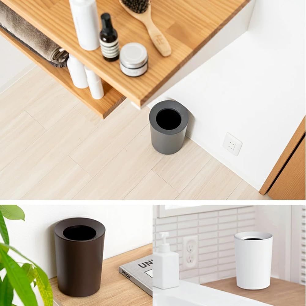 Amazon.co.jp: アスベル フタなしゴミ箱 洗面所・卓上 2L ルクレールCV