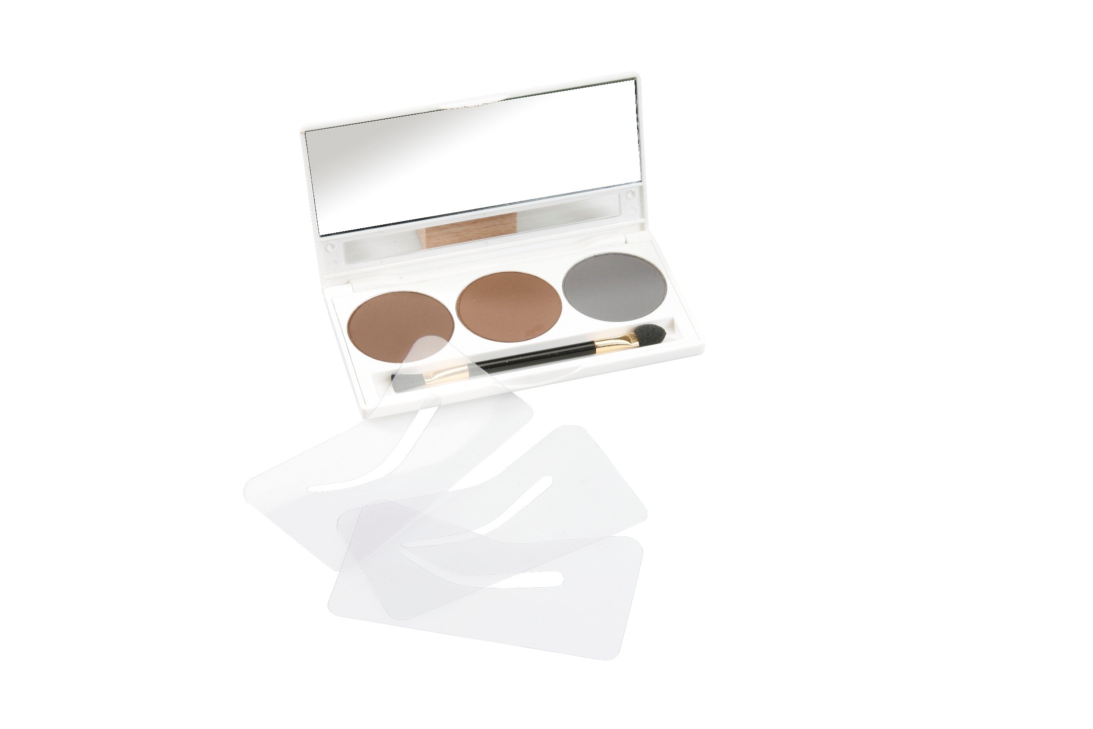 Polvo para cejas marrón oscuro ideal para un maquillaje impecable de oficina 3