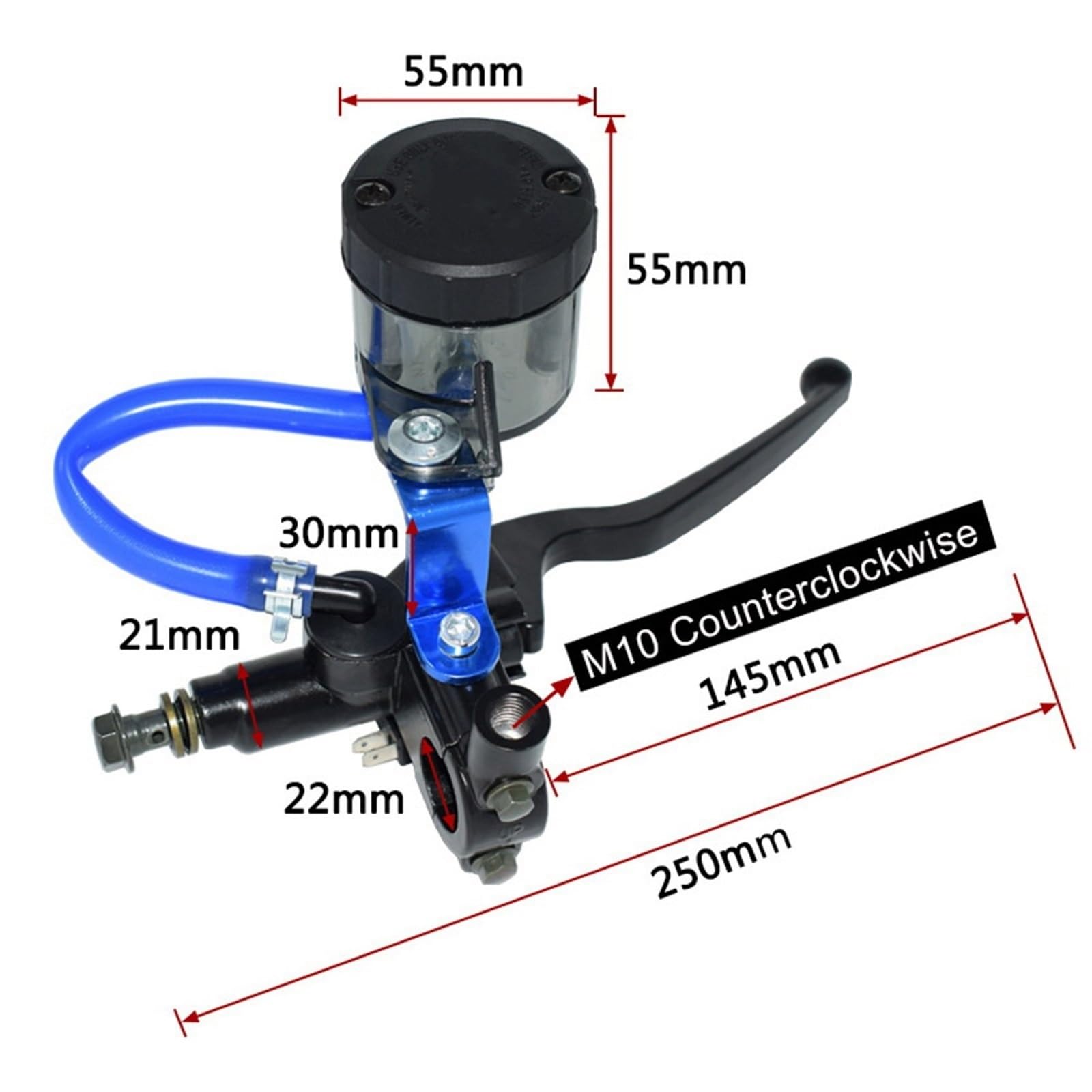 Motocykl sprzęgło hydrauliczne Pompa hamulca tarczowego do motocykla hydraulicznego pasująca do LC150 MX King150 Y15Z Rexciter150 LC135