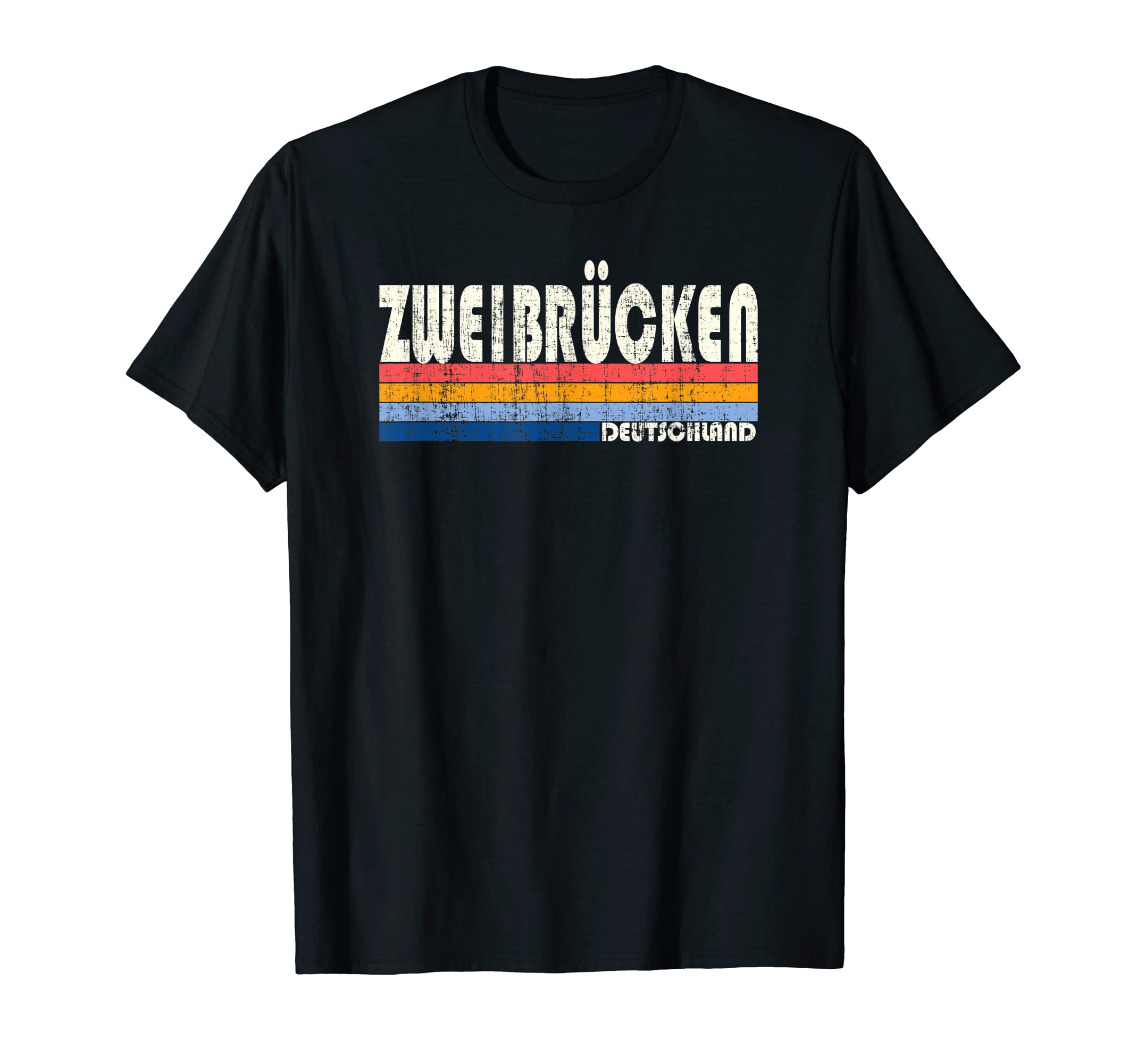 Retro Vintage 70s 80s Style Zweibrücken, Deutschland T-Shirt