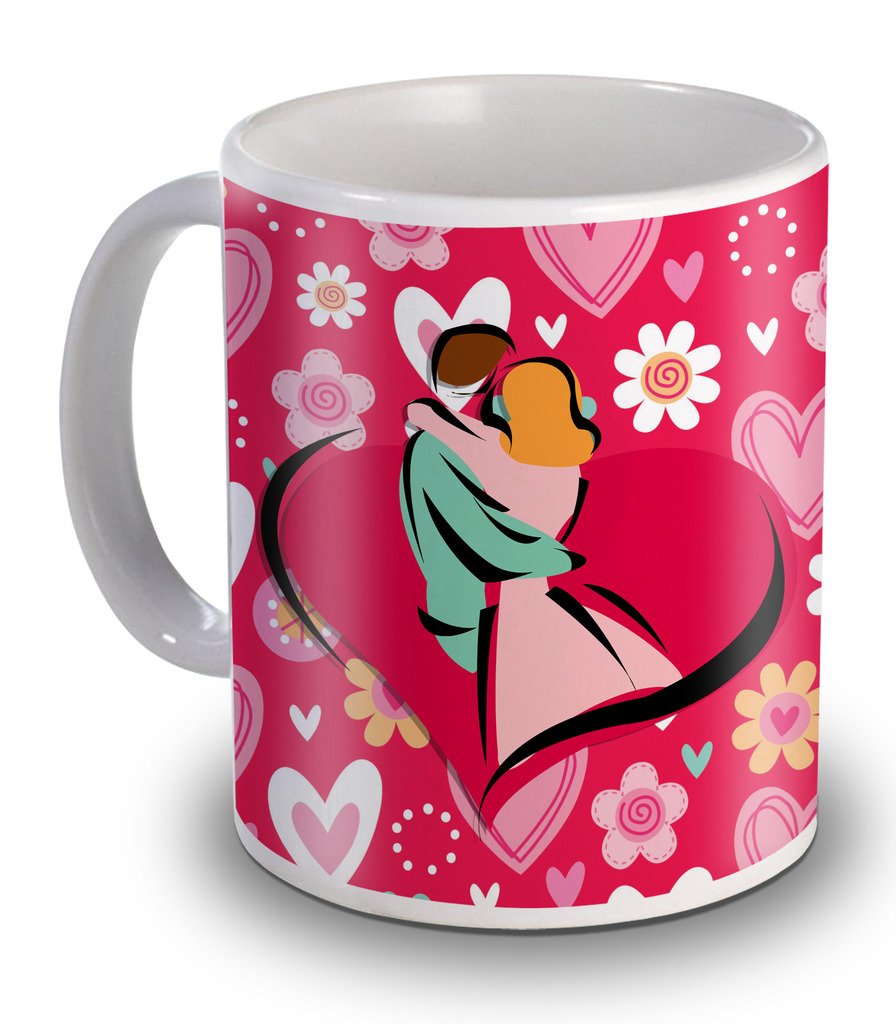 Sky Trends Happy Hug Day Special Gifts for Valentine's Day Coffee Mug