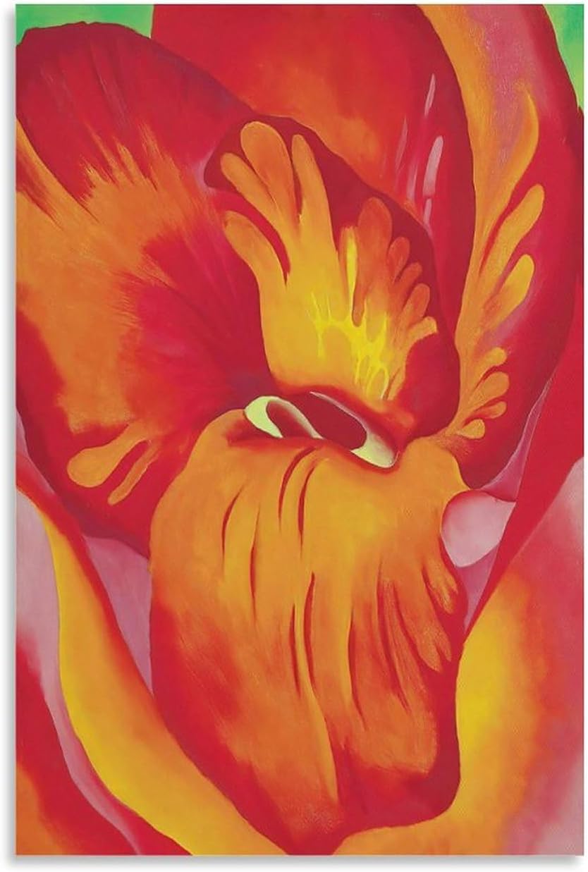 Red Cannas（ジョージア オキーフ）アートポスター Red Cannas（ジョージア オキーフ）アートポスター Amazon.co.jp