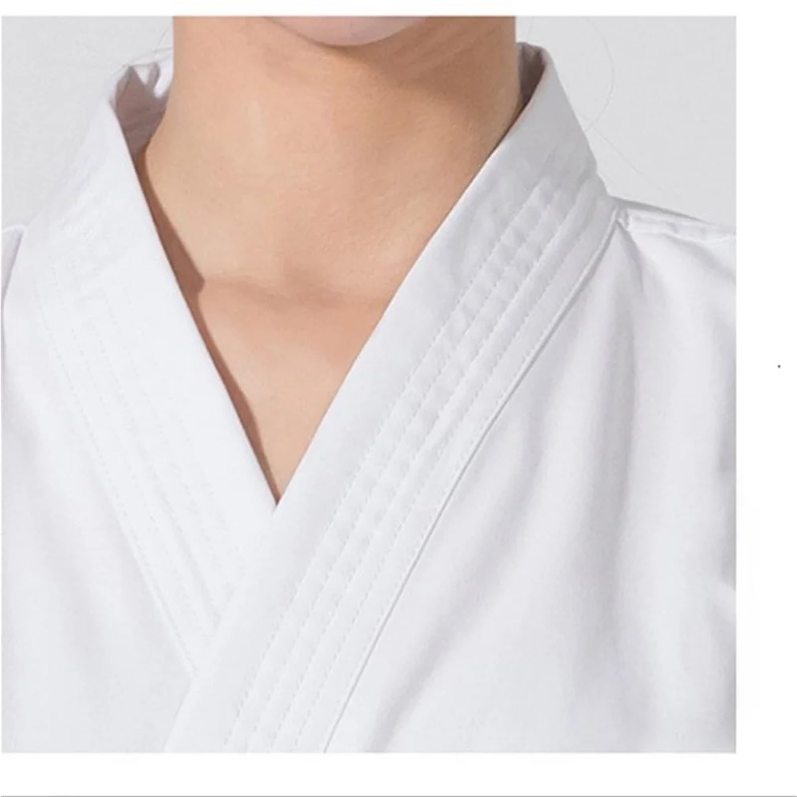 Traje de Karate for Adultos y niños, Traje de Taekwondo, Uniforme de Entrenador de Kungfu, Conjunto de Camisa y Pantalones de jujutsu for Hombres y Mujeres, Traje de Entrenamiento de Gimnasio