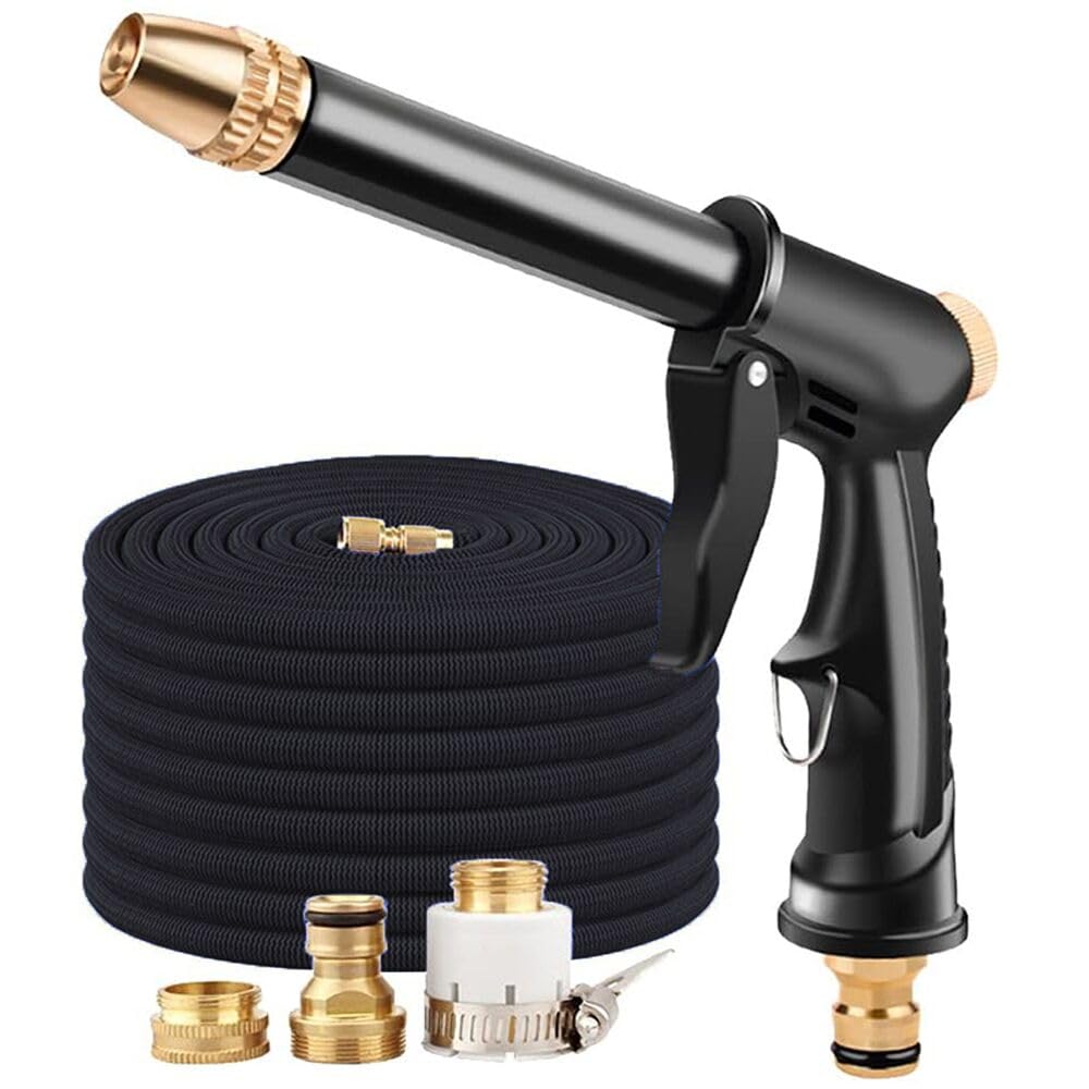 Amazon | EZ HOSE 3倍伸びる 洗車 ホース 軽量 耐久 強力水圧