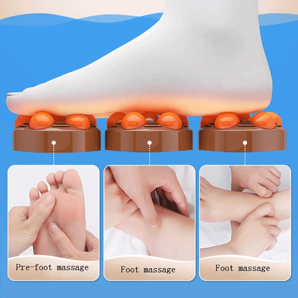 Masajeador de Baño de Spa para Pies con Calor Y Masaje Automático Máquina de Spa de Pedicura de Pies Atletas Bañera de Remojo de Burbujas para Pies, Vibración, Luz Roja