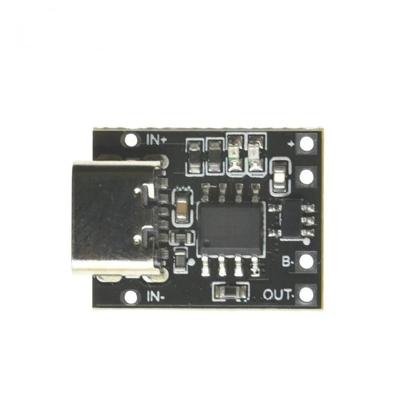 BMS Balance 3 Stück Superkleine Ternäre Lithiumbatterie-Ladeplatine 1A,7 V 4,2 Lademodul Typ-C-Schnittstelle mit Schutzplatine für Akkupack RV Motor
