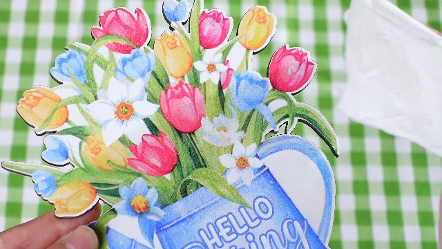 インテリアパネル◆NO6181◆ Amazon.com: Barydat 6 Pcs Spring Wooden Table Decor