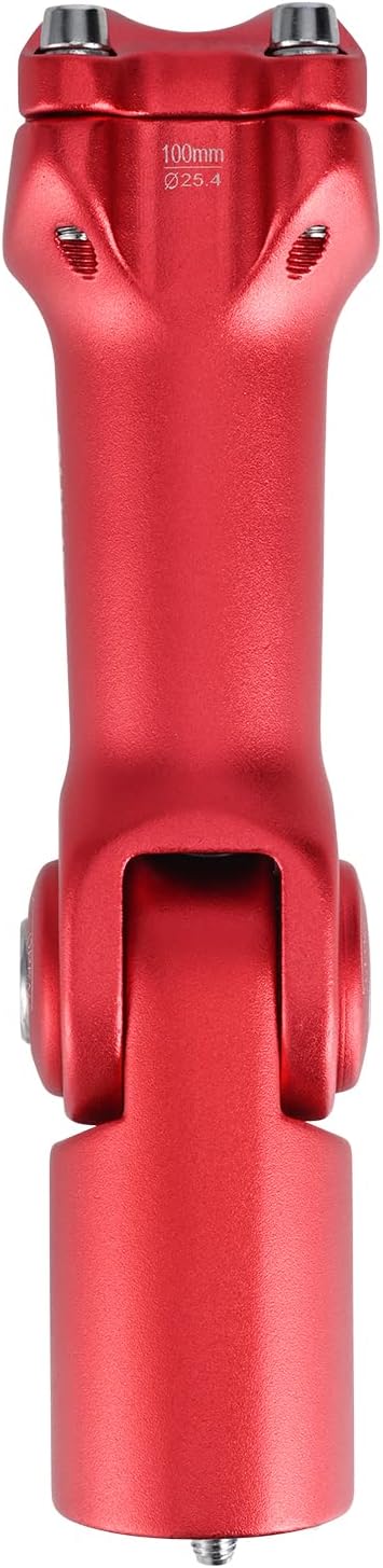 CYSKY Adjustable Bike Stem 25.4 31.8 Handlebar Adjustable 0-90 Degree 60/80/93/100mm, MTB Stem Handlebar Bike Stem Riser for Mountain Bike Road Bike City Cycling