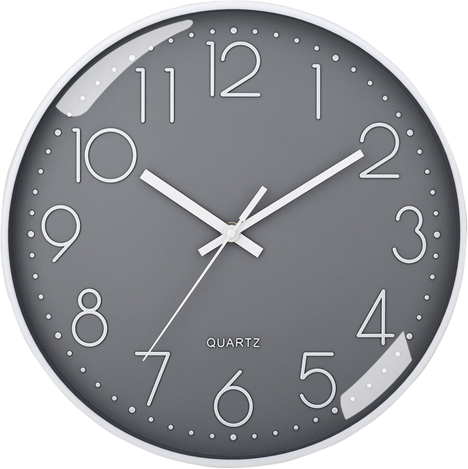 ROUND WALL CLOCK EASY READABLE BIG NUMBERS Stylish Modern Wall Clocks ...