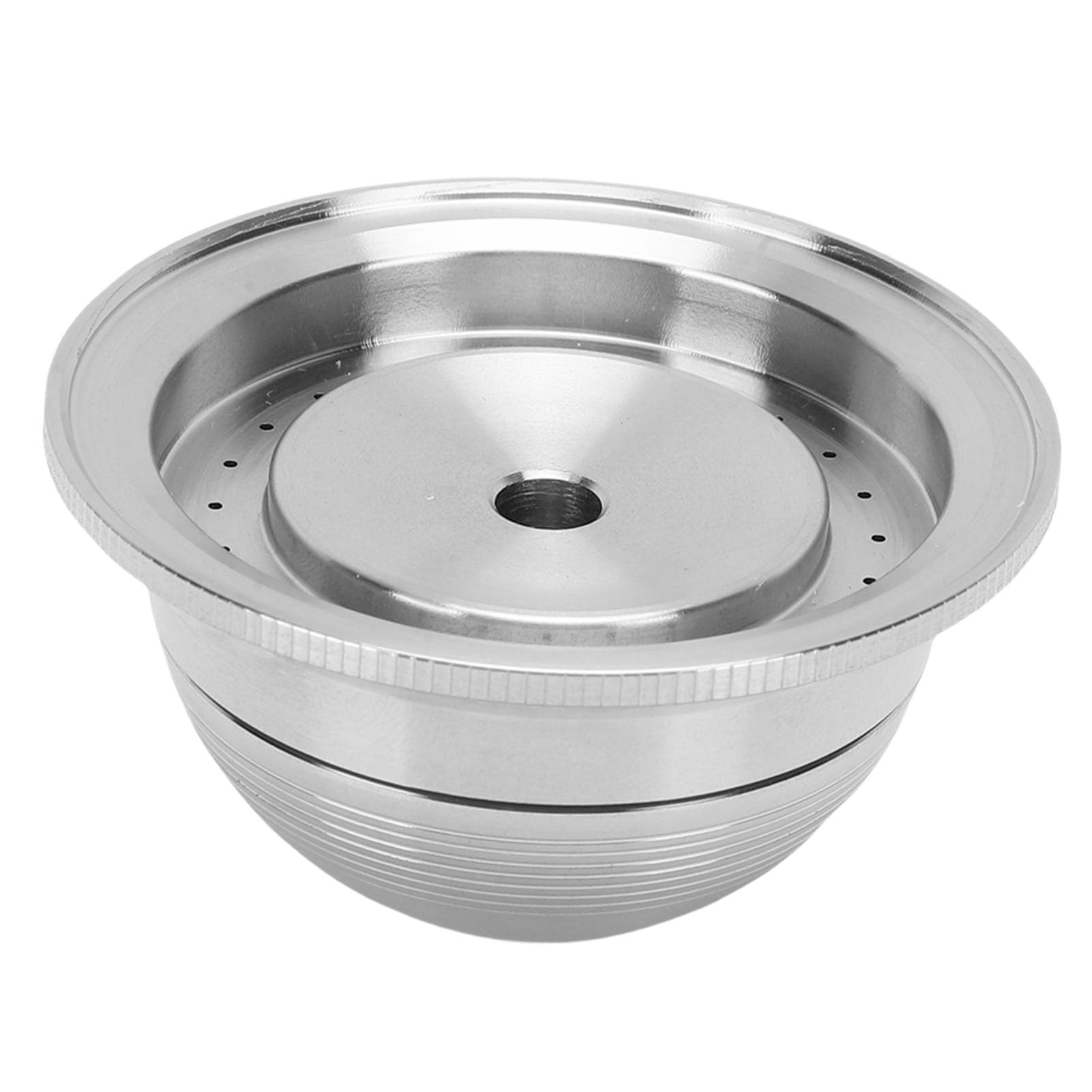 Cápsula de café Reutilizable, Cápsula de café Recargable de Acero Inoxidable de Grado Alimenticio de 80 Ml, Fácil de Limpiar con Cuchara de Cepillo para Máquina de