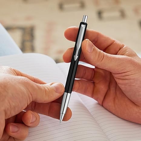 Parker Vector Standard Chrome Trim Ball Pen (Ink - Blue) - Image 3