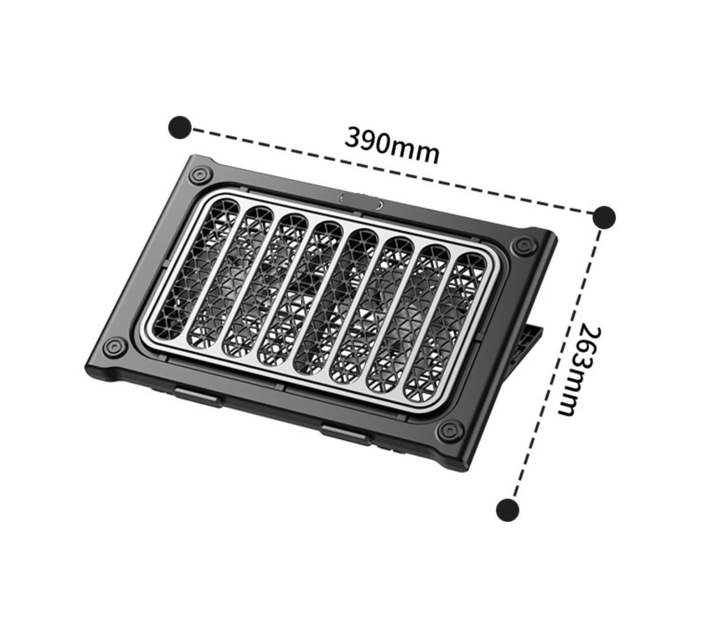 Base di raffreddamento da Gaming Base Di Raffreddamento For Notebook Con 2 Ventole E Due Porte USB Regolabili In Altezza per PC Notebook