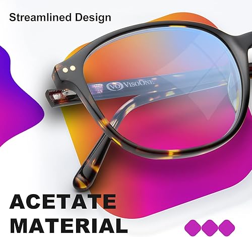 Miniatura 6 de VSIOONE - Gafas cuadradas medianas con bloqueo de luz azul con antideslumbramiento de computadora para juegos y lectura de mujeres y hombres