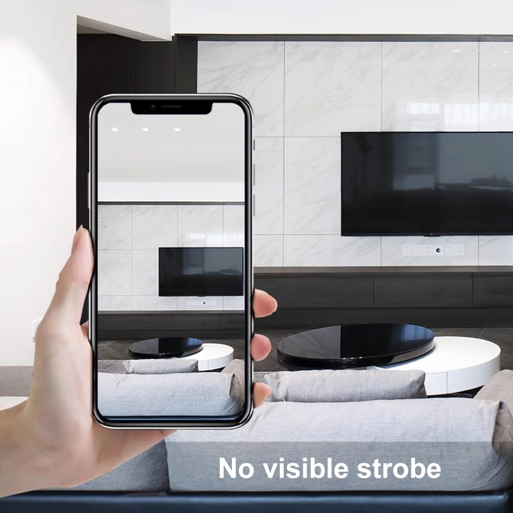 5.9″ Foco empotrable LED de Techo, Redondo, direccional, para Sala de Estar, Dormitorio, Oficina, Carcasa de Aluminio