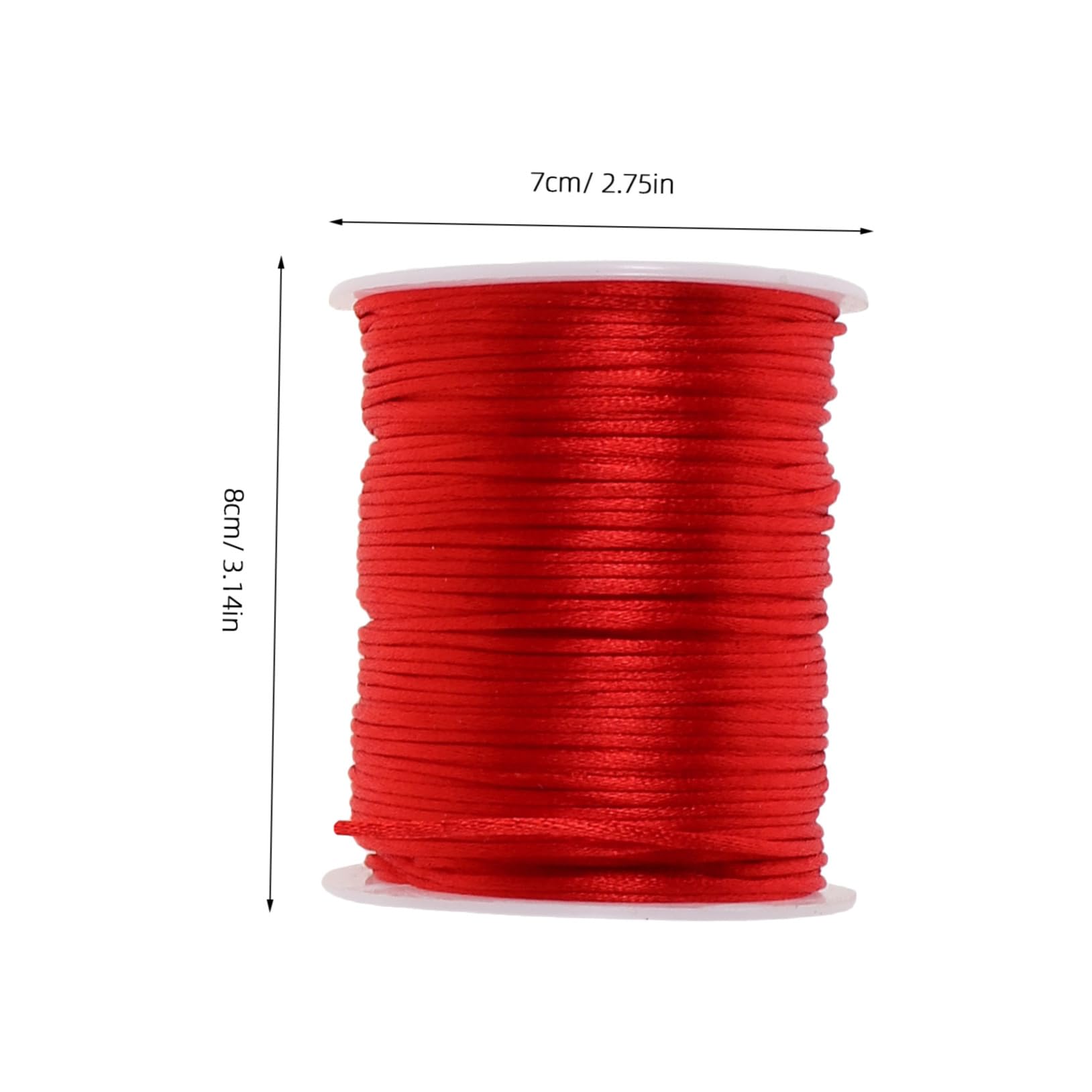 Lurrose 4 Corda Cerata Intrecciata per Gioielli Filo Poliestere Resistente per Braccialetti Collane e Progetti Te