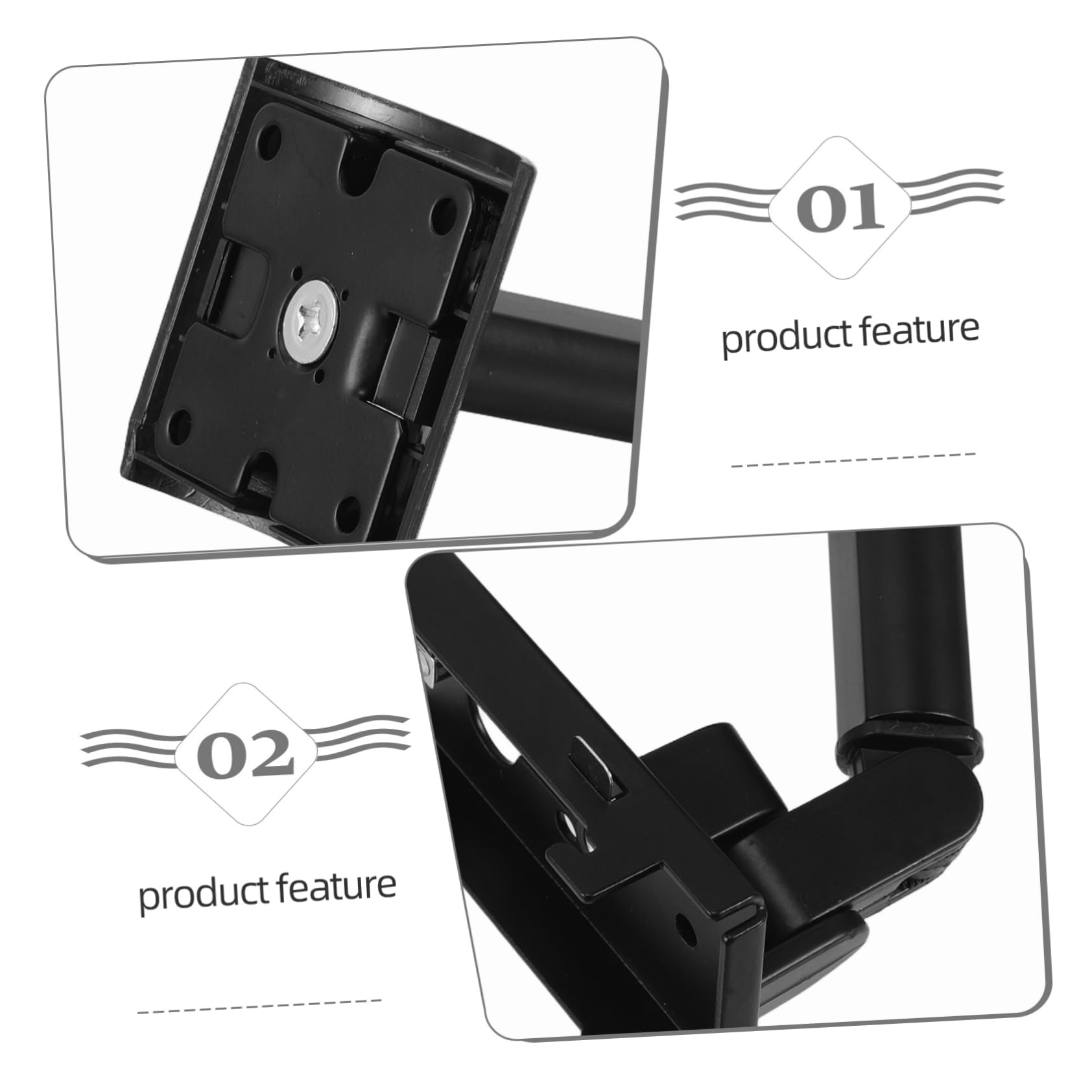 NUOBESTY Soporte de Pared para Altavoz Resistente con Soporte para Montaje Techo para Sonido Envolvente Salas de Estar Compatible con Bose