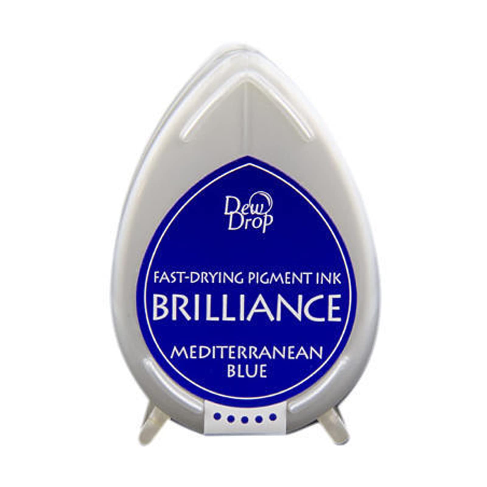 Tsukineko Brilliance Dew Drop Ink Pad, Mediterranean Blue, BD000018