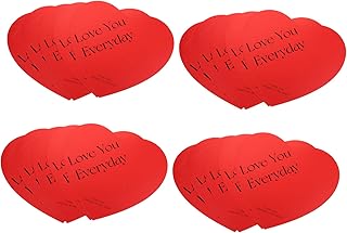 Kisangel 20 Piezas Papel De Rosa Ramo De Papel De Embalaje Ramo De Manga Bolsas De Ramo Para Flores Gafas De Sol a Granel Con Tarjetas Agitarse Sobre De Amor Juguetes Para Rojo