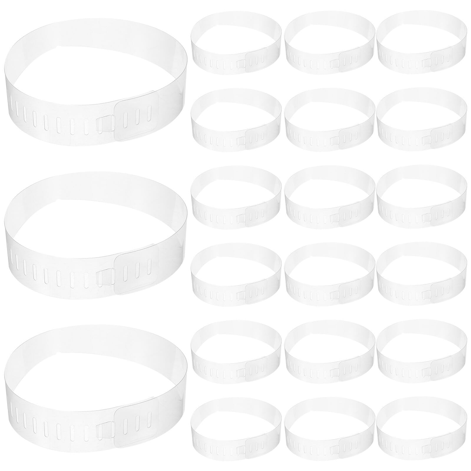 Didiseaon 100 piezas Soportes Transparentes para Cuello de Camisa PVC Duradero Fijación Fácil para Moldear y Forma y Compacto para Hombre y Viaje
