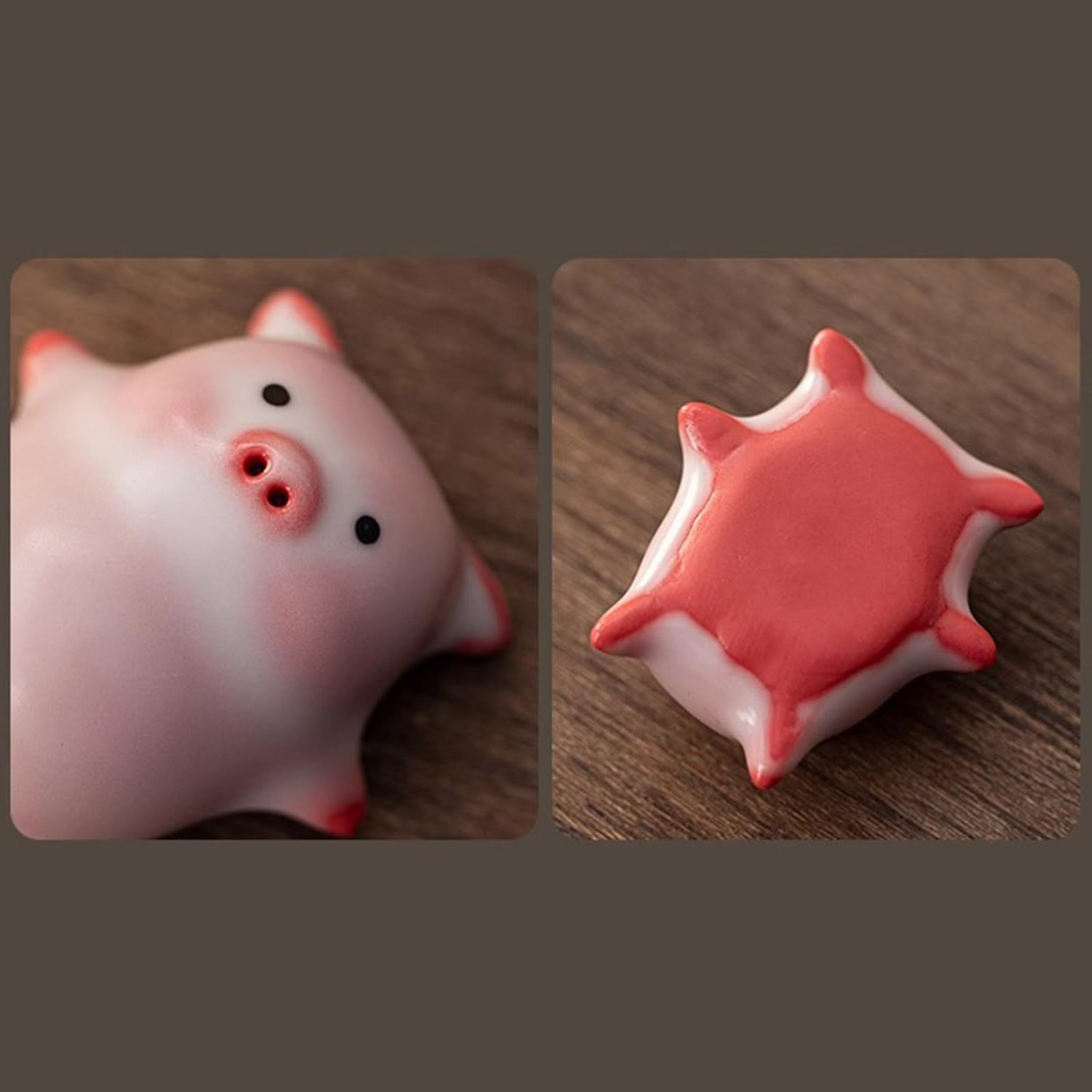 Tasse à Thé Cochon Céramique - Bulles Par Le Nez Quand On Verse L'eau Chaude - Accessoire Déco Amusant Pour Maison, Fêtes - 7