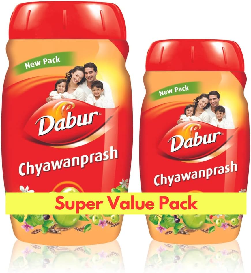Dabur Chyawanprash; Immunity Booster; Enriched with Vitamin C; Combo Pack; Ayurvedic; 1 kg + 500 gm
