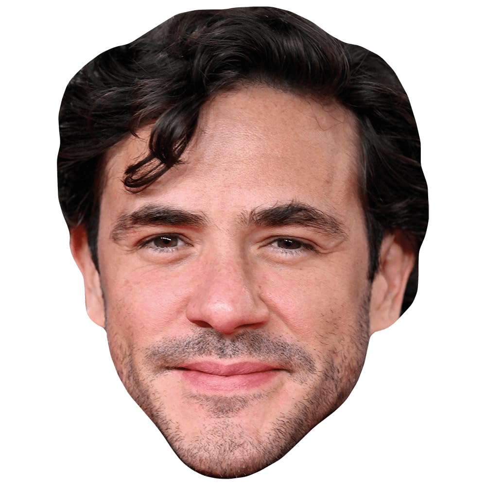 Jack Savoretti (Stubble) Celebrity Mask, Flat Card Face, Fancy Dress Mask
