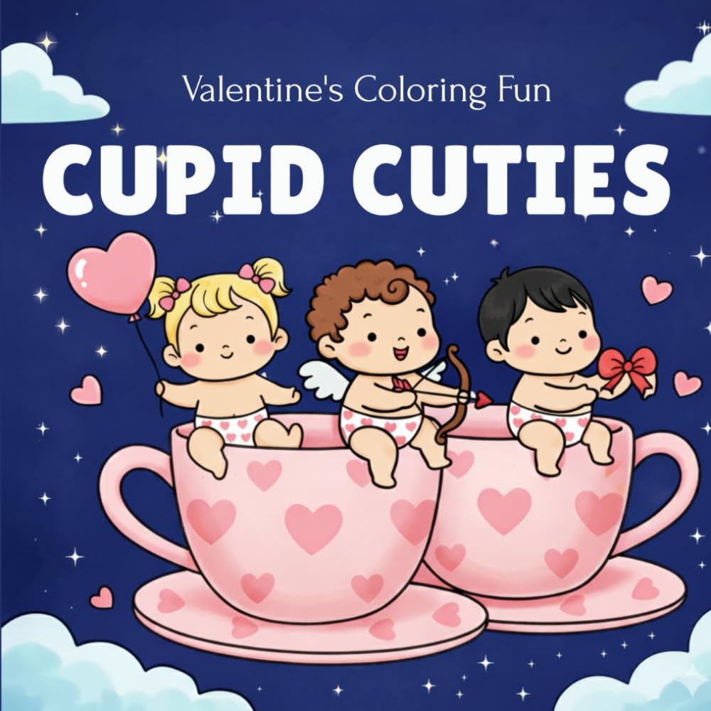 Cupid Cuties: Valentine's Coloring Book