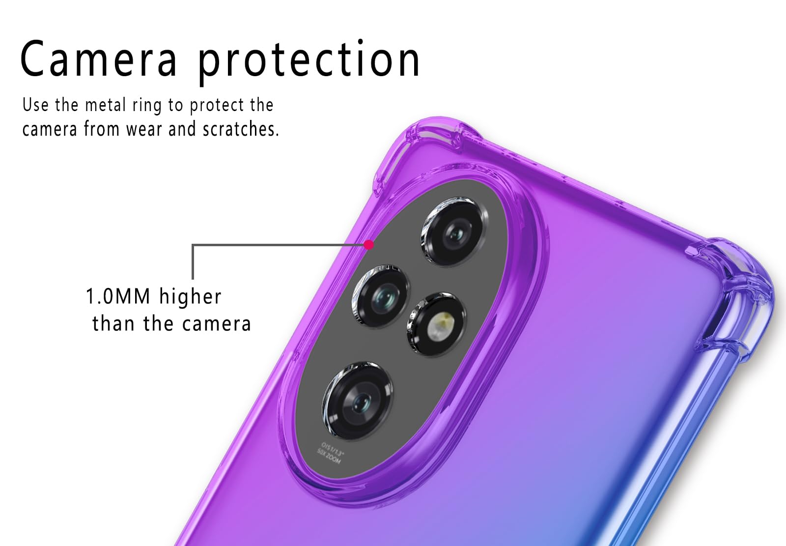 COMAKU Honor 200 Pro Case, Ultra Light Slim TPU Phone Cover with Shockproof Protection - Image 4