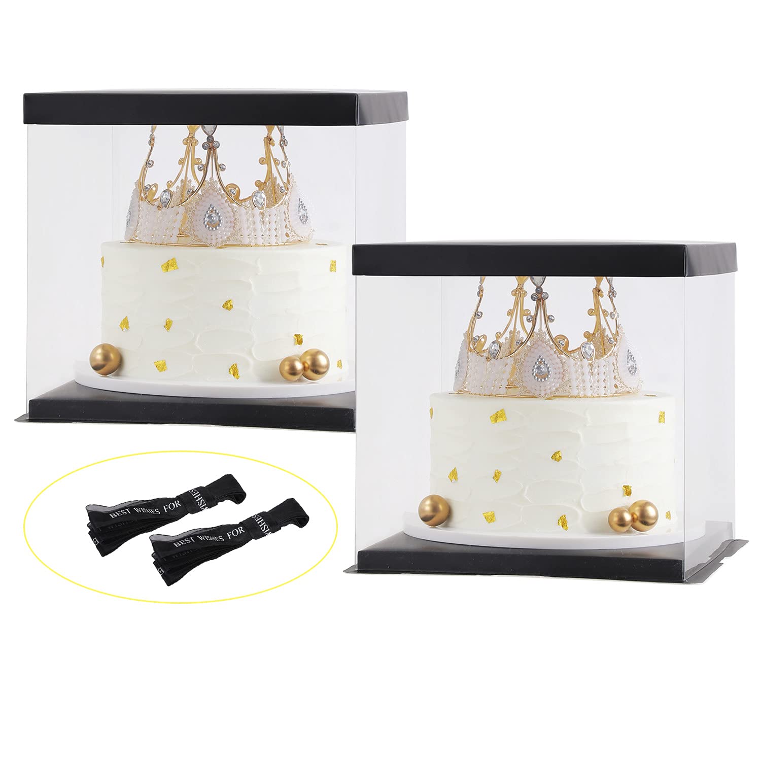Elegant Cake Boxes - Clear Display Boxes -2