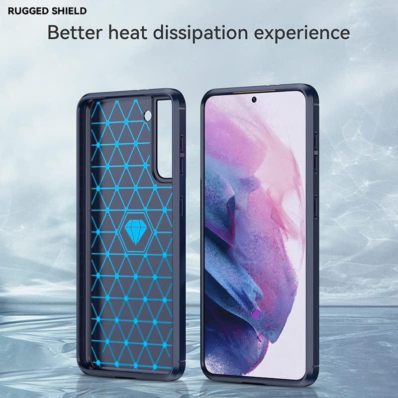 Image of Basic Case for Samsung Galaxy S21 Plus (Carbon Fibre Blue)