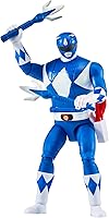 Vista 2 de Mighty Morphin Power Rangers: Re-Ignition - Auto-Morphin Blue Ranger Action Figure by Playmates Toys