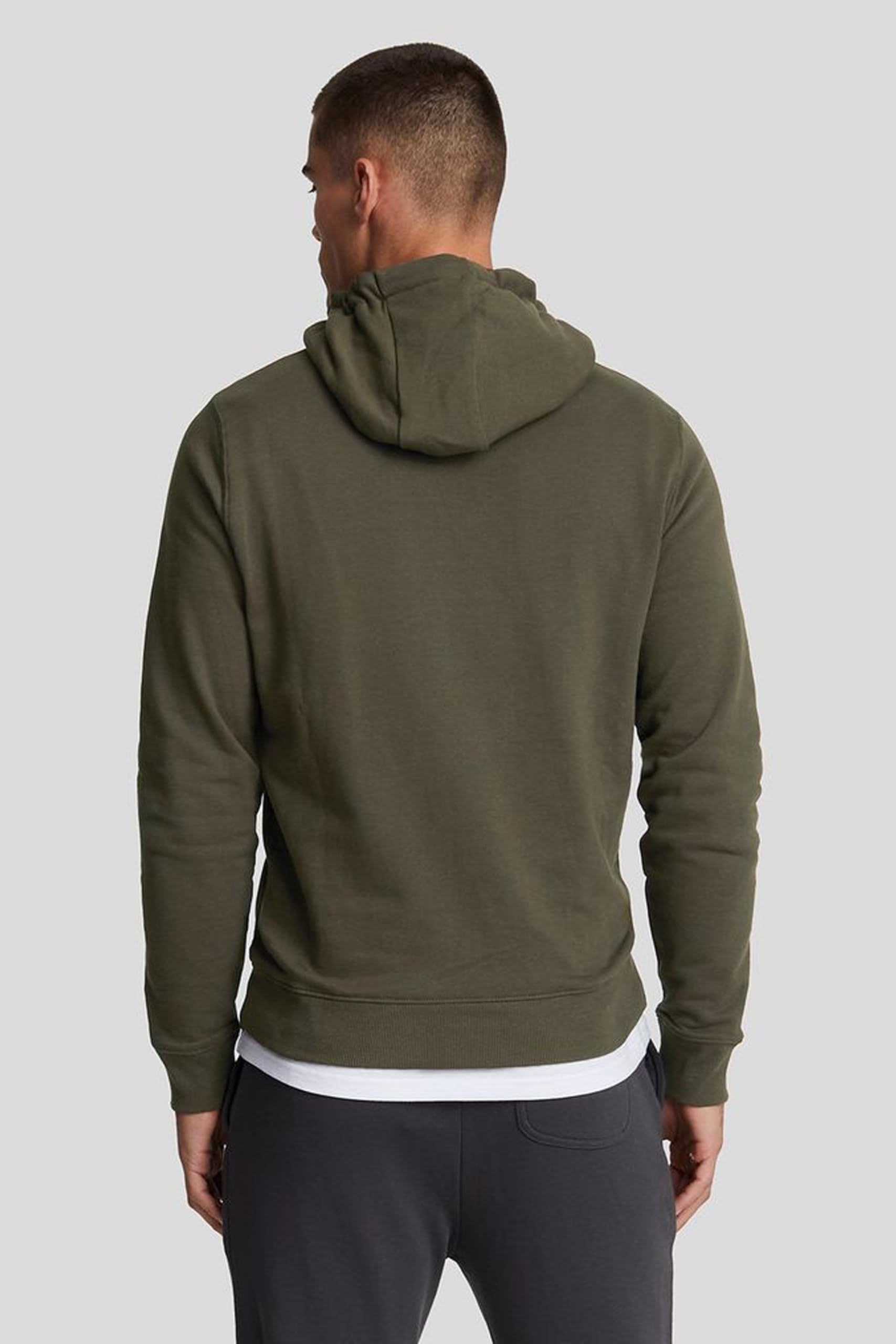 Lyle&Scott Felpa Cappuccio ML416VOG 626 Bianco