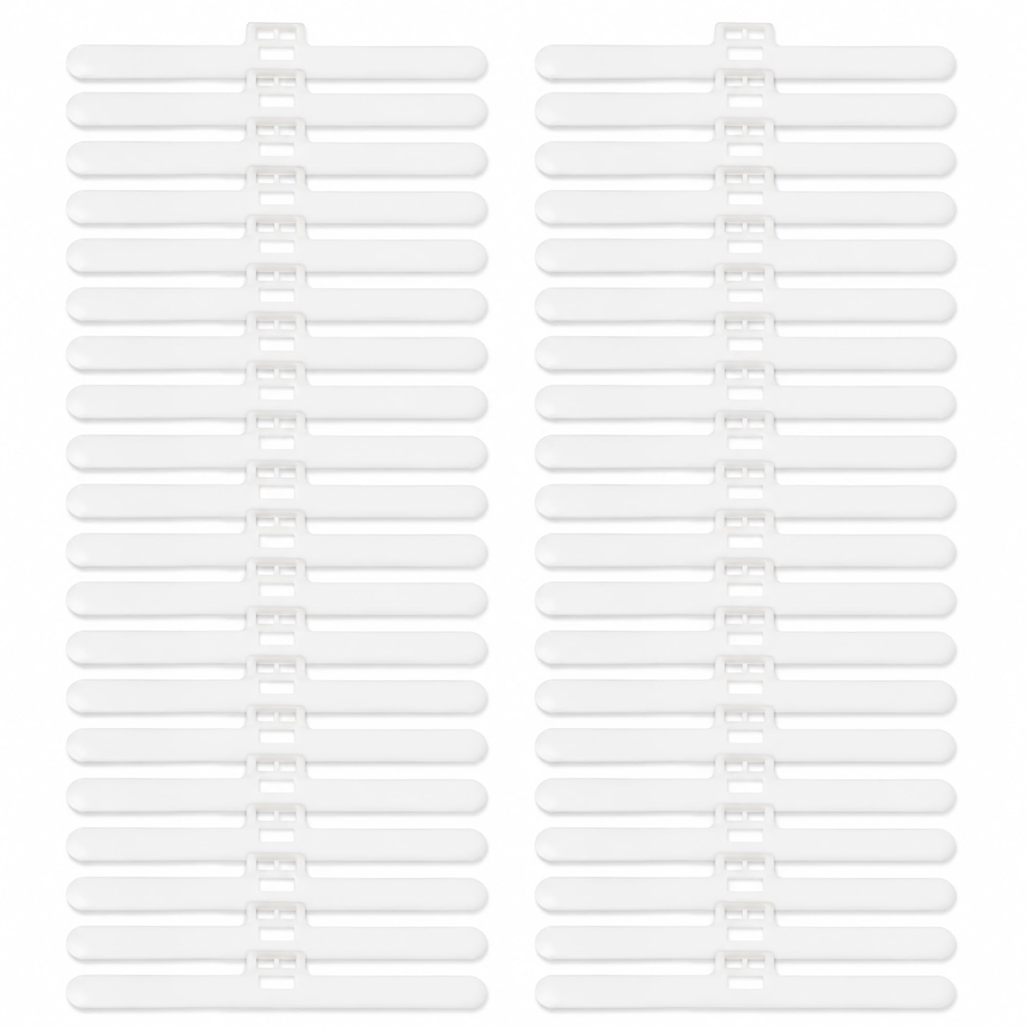 50 Pcs PVC Vertical Blind Slat Top Hanger Replacement Repair Parts