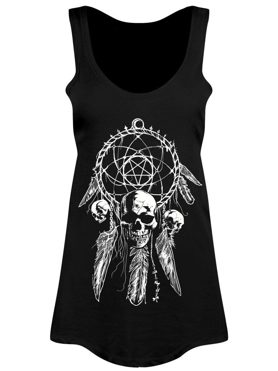 Unorthodox Collective Women's Gothic Dreamcatcher Floaty Vest Black