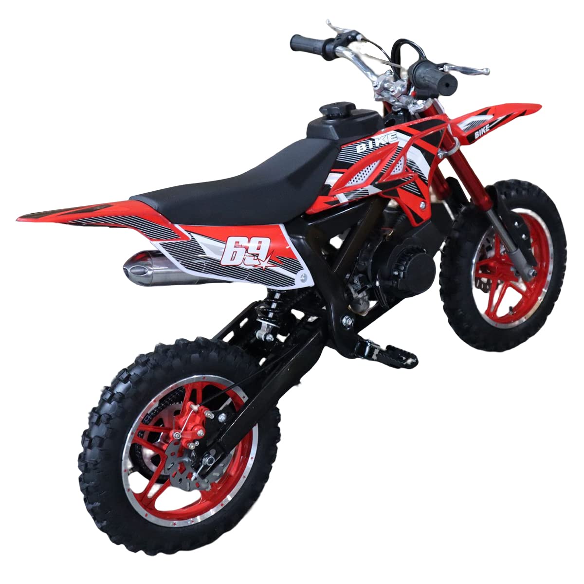 ミニバイク 黒と赤の炎模様 Amazon.co.jp: 【アウトレット品】オフロード MINI バイク RZ-69 50cc