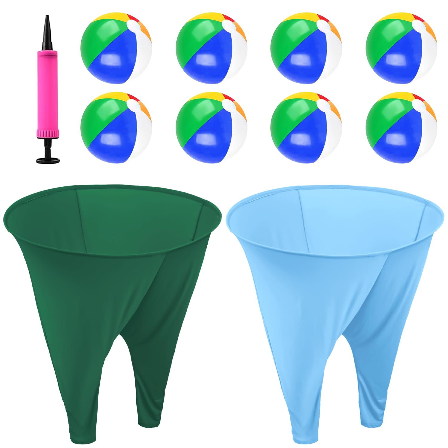 OMKSIH Granny Pants Yard Game 2Pcs Games Pants with 8 Bouncy Balls and 1 Air Pump Fun Multiplayer Party Giant Outdoor Game for Adults and Family — image 1