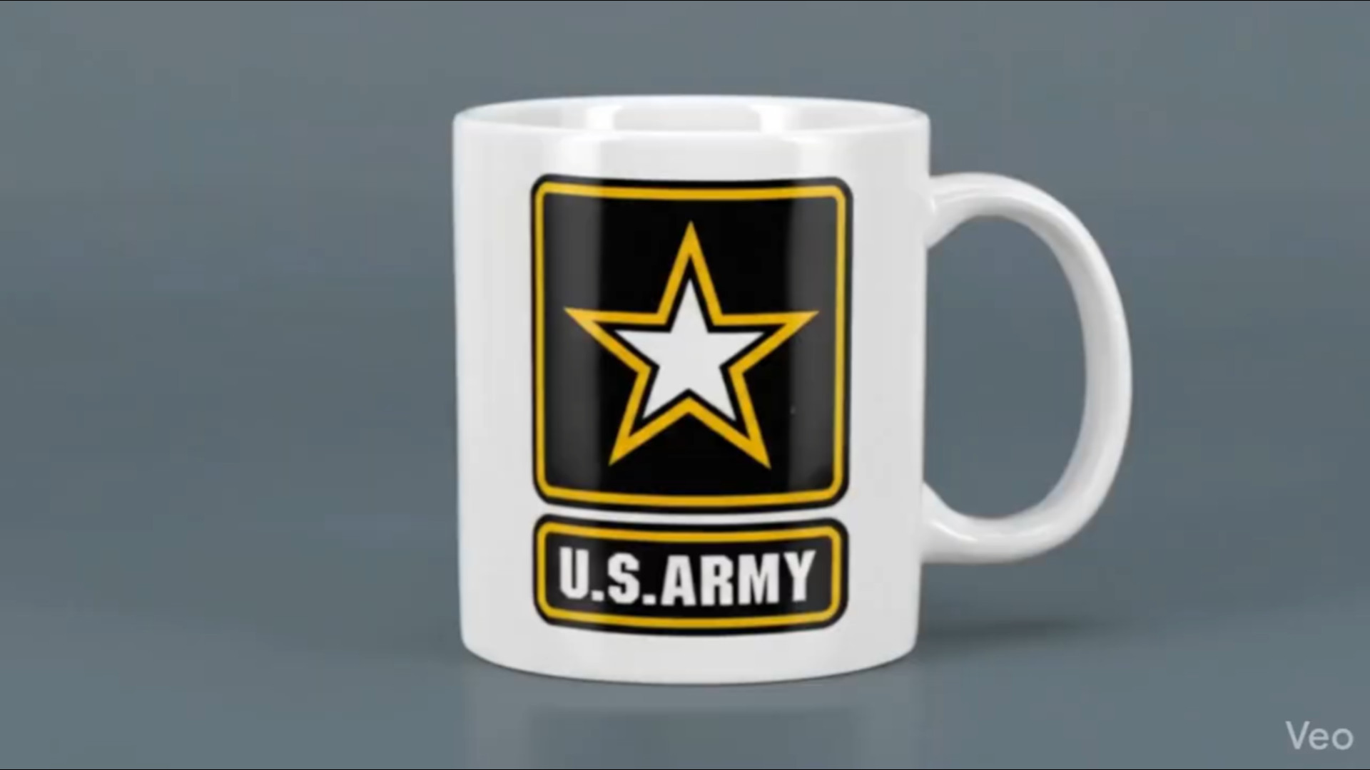 Taza de café U.S. Army blanca 15oz miniatura 7