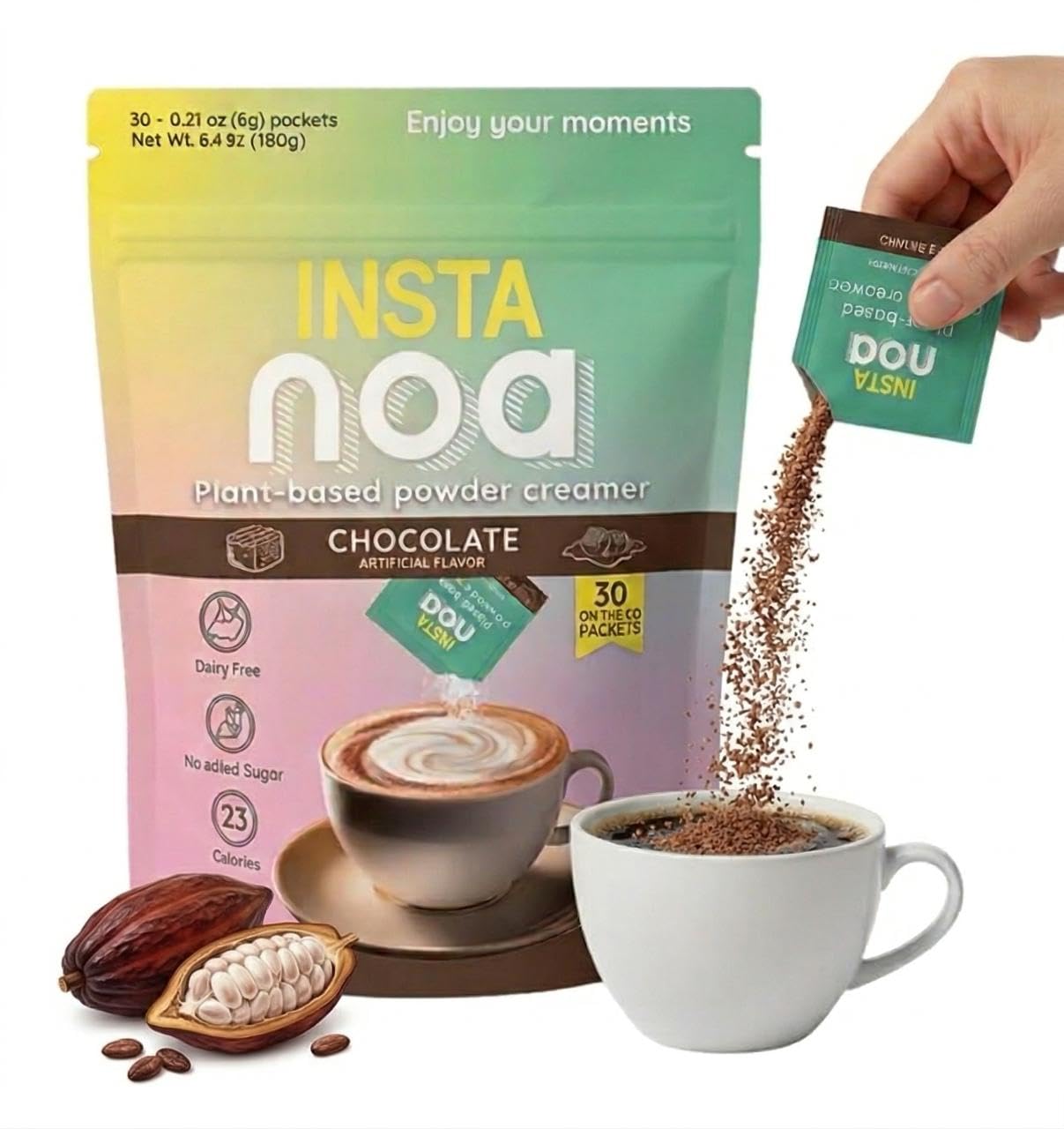 Amazon.com: NOA Powder Coffee Creamer, Chocolate Flavor, Dairy