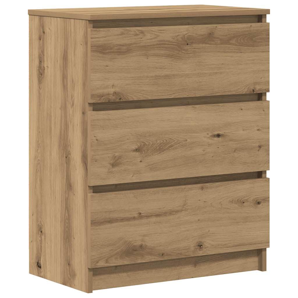 vidaXL Sideboard Artisan Oak 60x35x76 cm Engineered Wood, storage cabinet, sideboard cabinet, hallway cabinet, buffet, kitchen storage cabinet