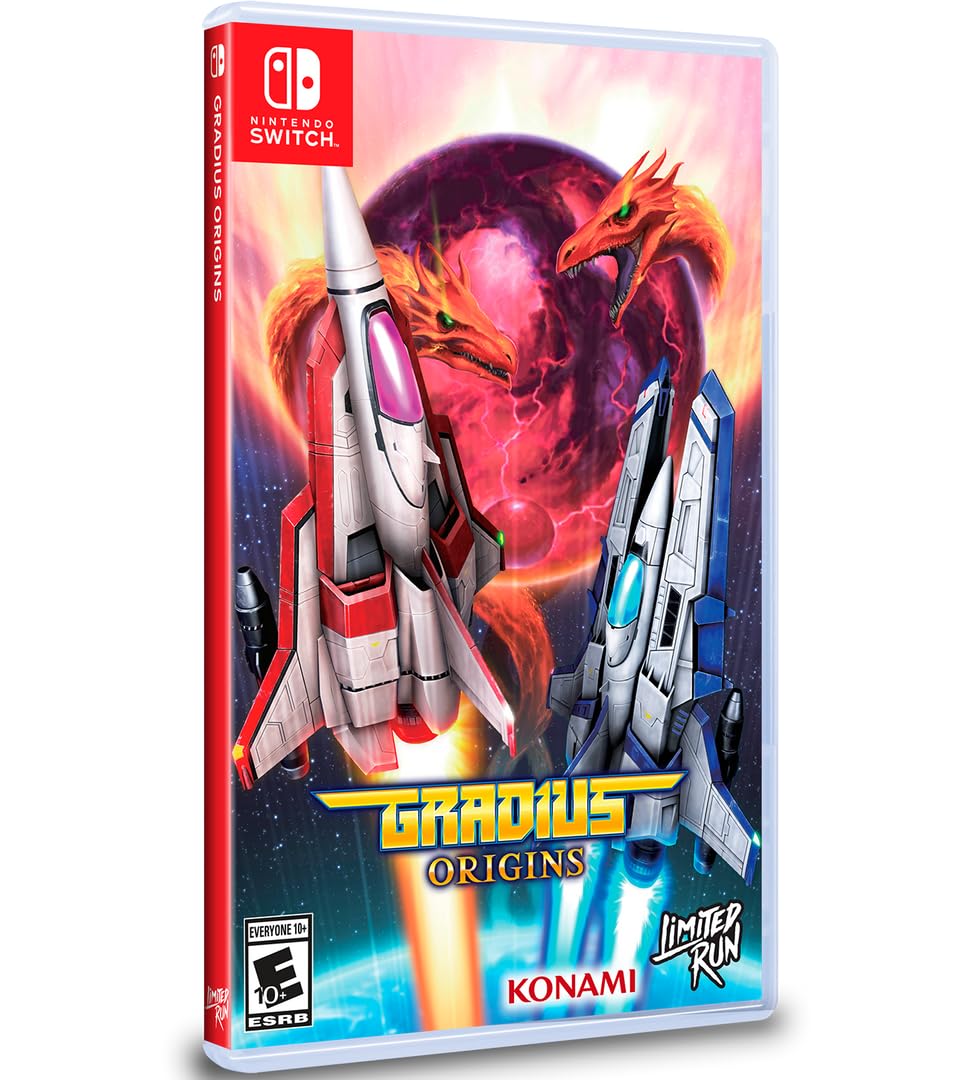 Gradius Origins with Salamander 3 Cover Art (Limited Run Games