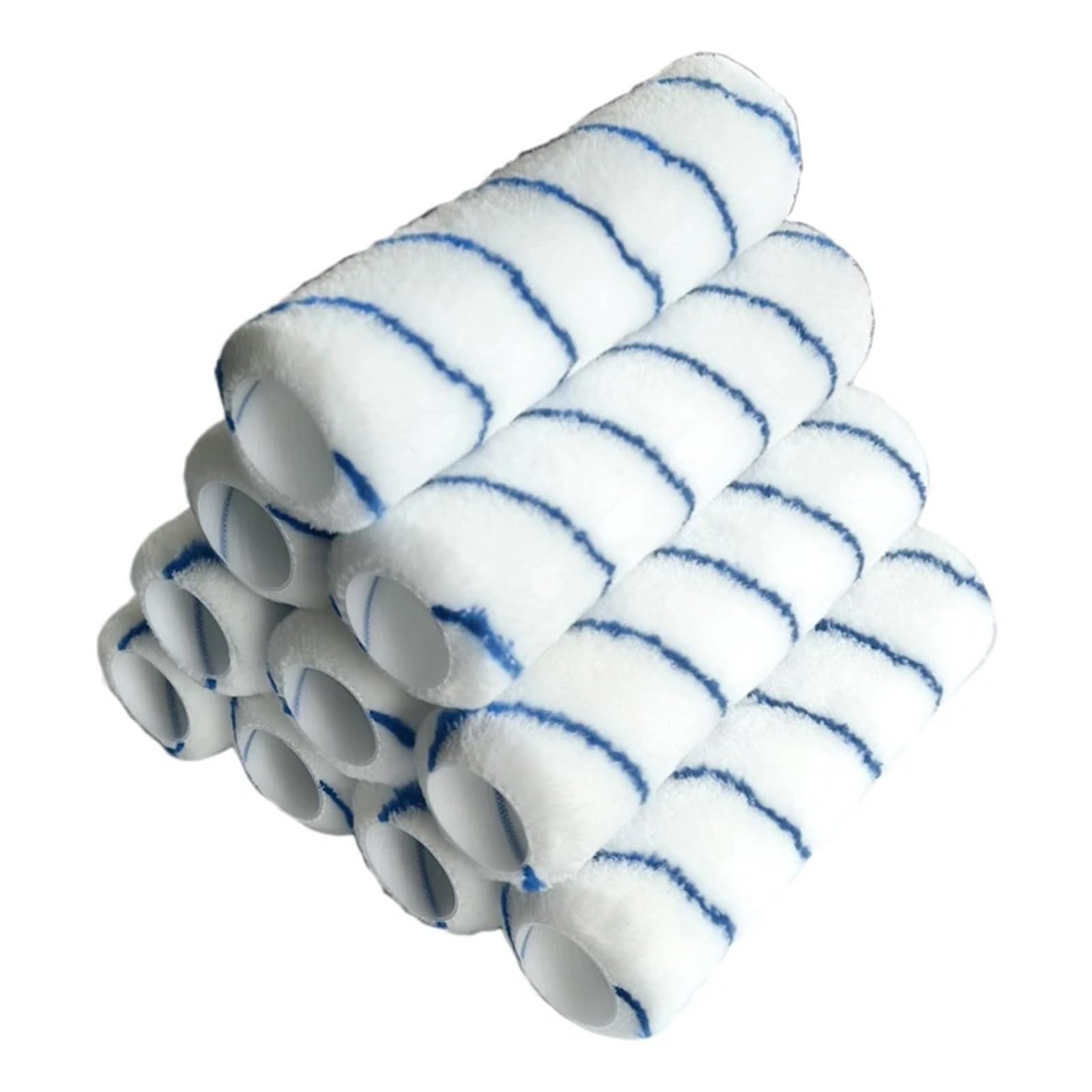 6/10 rodillos de pintura jaula tejida 9 pulgadas x 1,5, pelo medio(10Pcs)