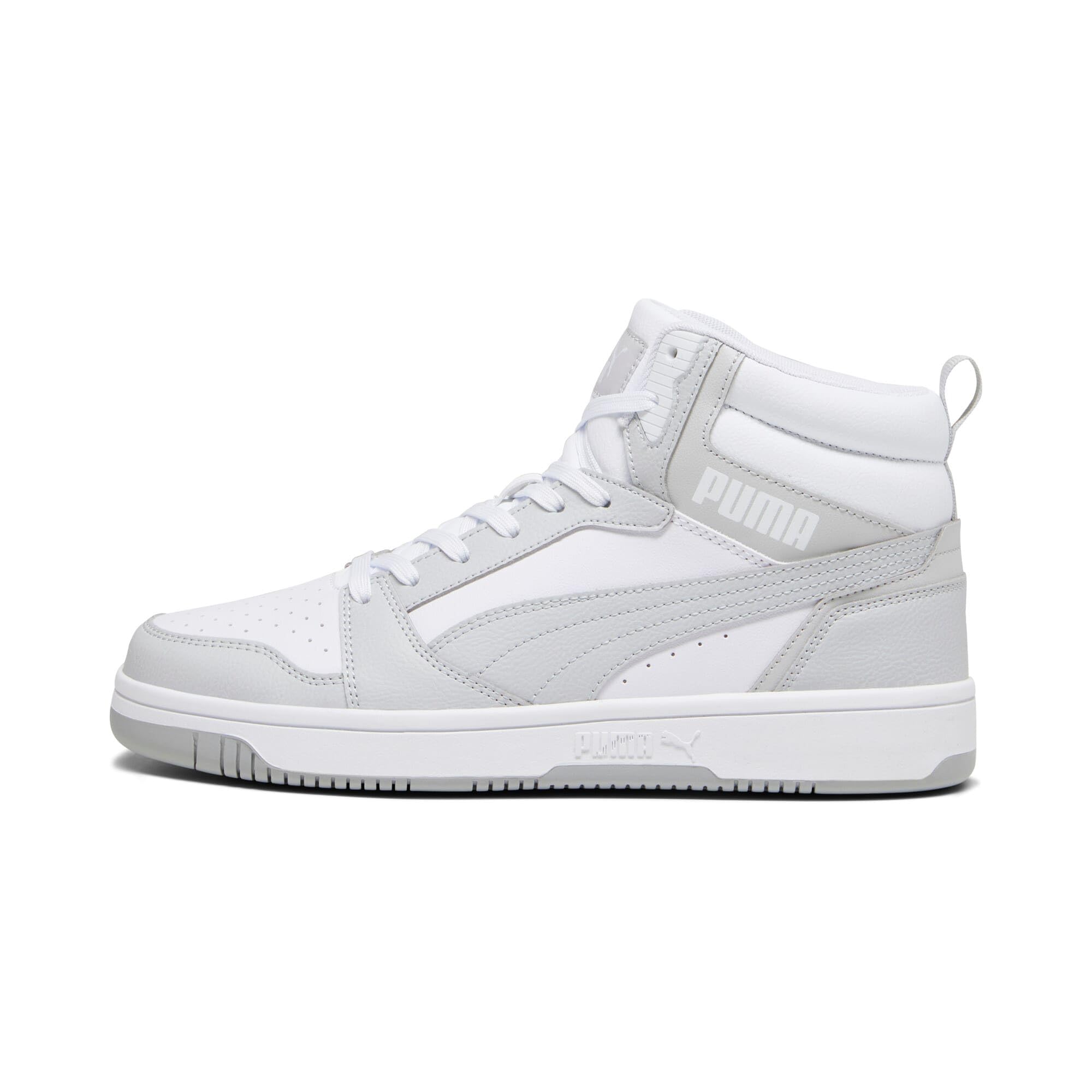 PUMA Rebound V6 Unisex Sneaker 36 EU Puma White Ash Gray