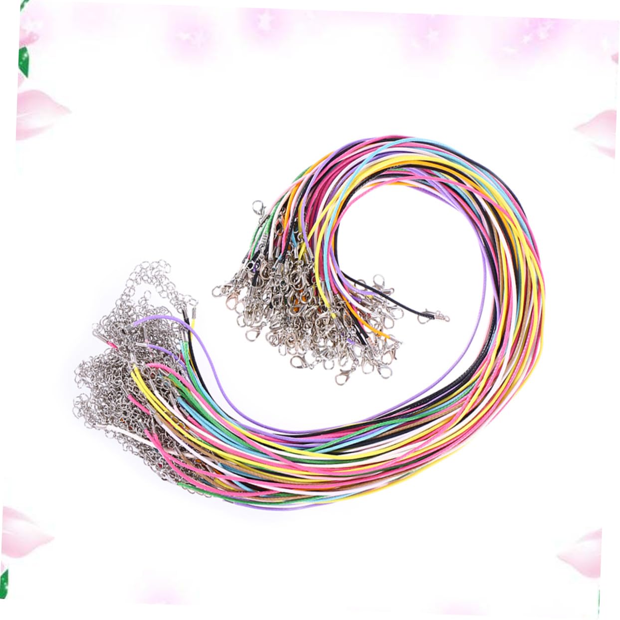 SHINEOFI 3 Set di Cordini per Collane Cordino Cerato Sfuso con Chiusura Filo per Perline da 2 Mm per Gioielli Braccialetti Artigianali E Cavigliere