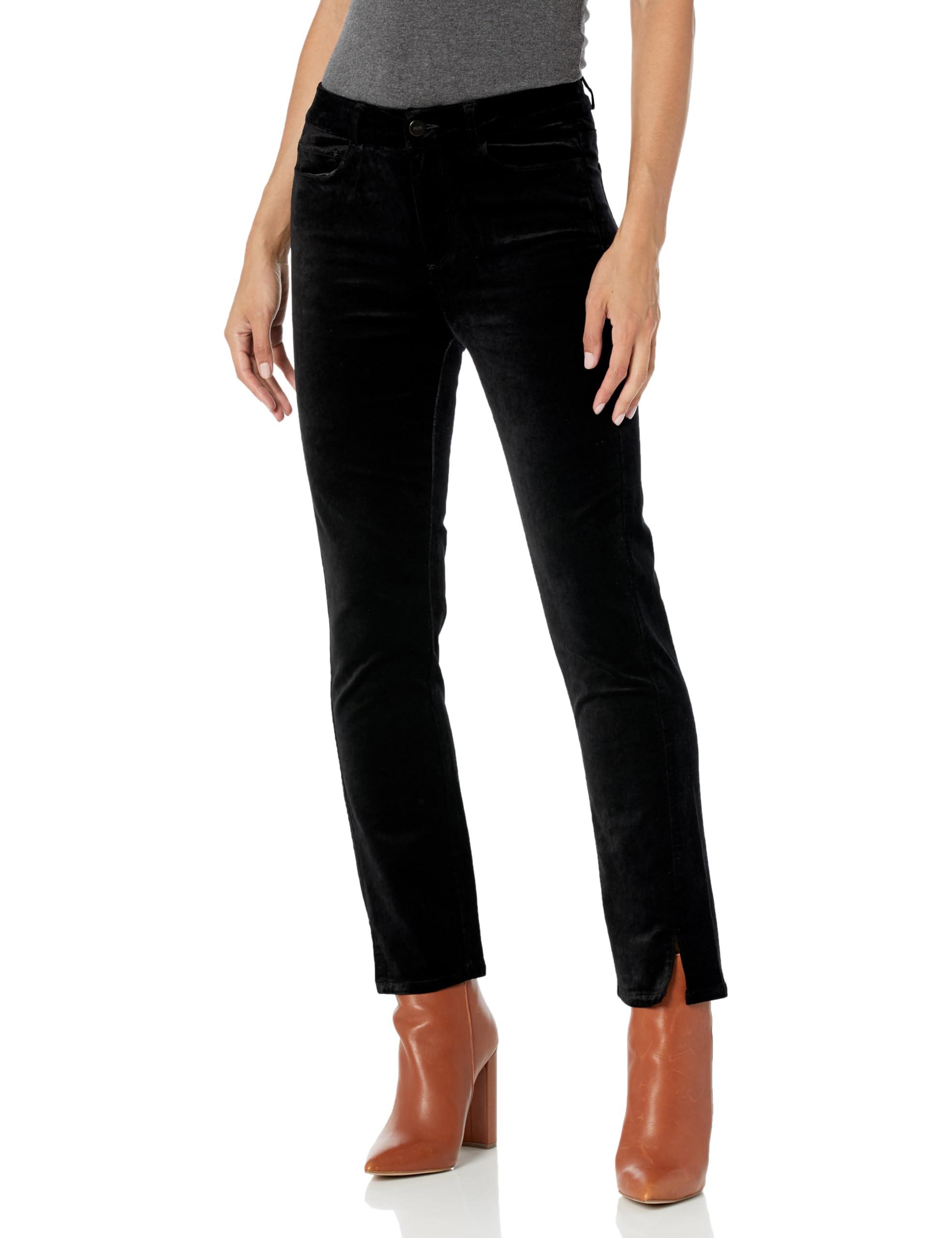 PAIGE Women's Cindy Twisted Seam Slit Jeans