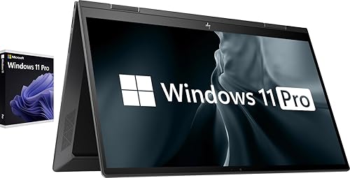 HP Pantalla táctil de 15.6 pulgadas, 20 GB de RAM, 1 TB SSD ENVY x360, Windows 11 Pro, 2 en 1, teclado retroiluminado, procesador AMD Ryzen 5 5625U