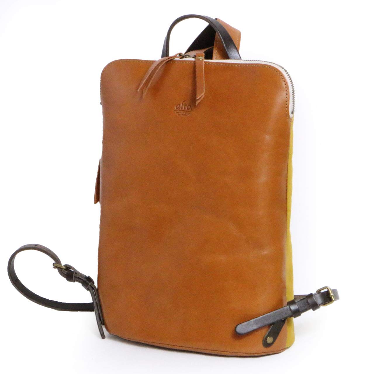 Amazon.co.jp: [アルト] alto. リュック メンズ レディース 本革×帆布