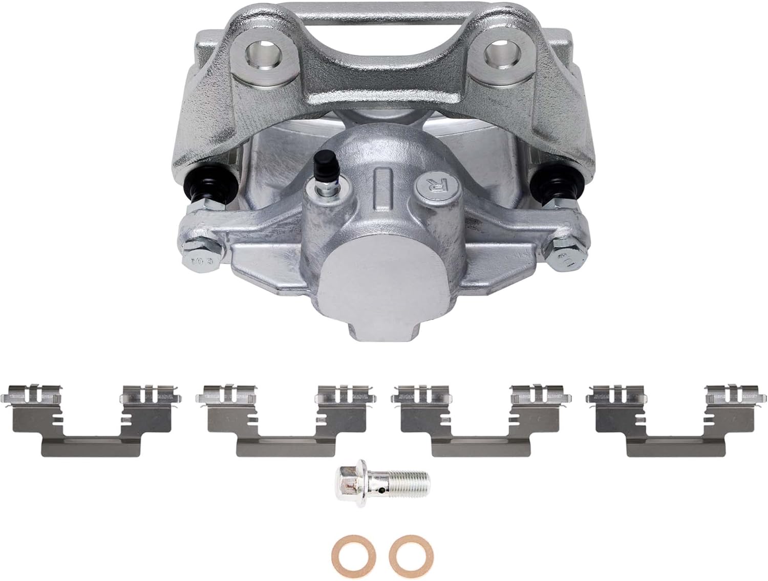 Detroit Axle - Rear Brake Kit for Chevy GMC Silverado Sierra Suburban 1500 Yukon Tahoe Avalanche Cadillac Escalade Disc Brake Caliper w/Bracket Ceramic Brakes Pads Replacement