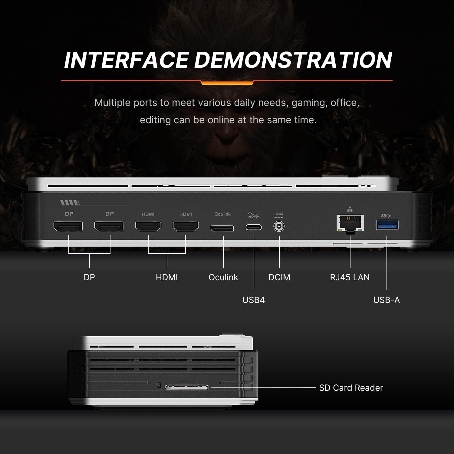 BOSGAME GVP 7600M eGPU Interface Demonstration