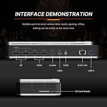 Amazon.com: BOSGAME eGPU Graphic Card Dock Expansion Card, Radeon